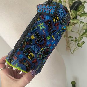 🎈Sale 🎈2 for $10 Pen + Gear game over headphones controllers blue pencil bag